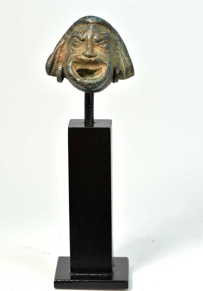 ایک رومن اداکار کا ماسک اپلیک ، رومن پیریڈ ، سی اے۔ پہلی - دوسری صدی عیسوی