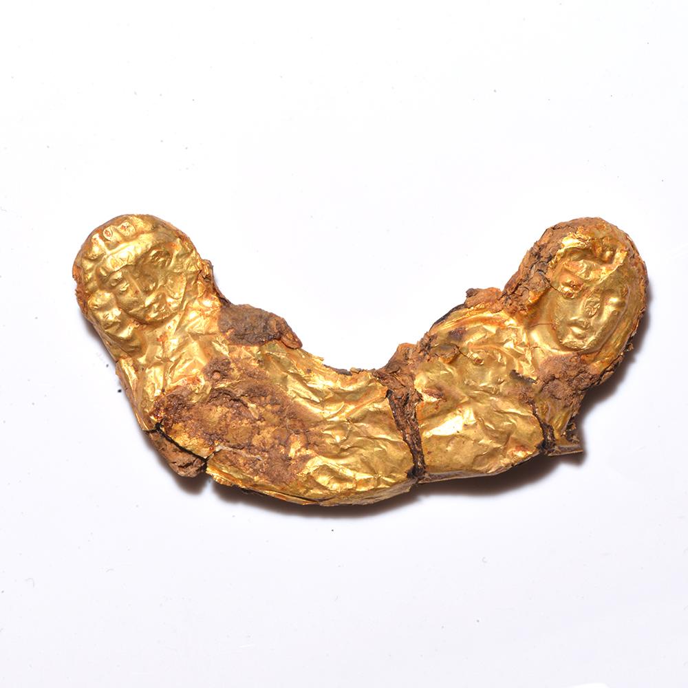 Eine römische Gold-Knaufgabe, Römische Kaiserzeit, ca. 1. - 2. Jahrhundert n. Chr.