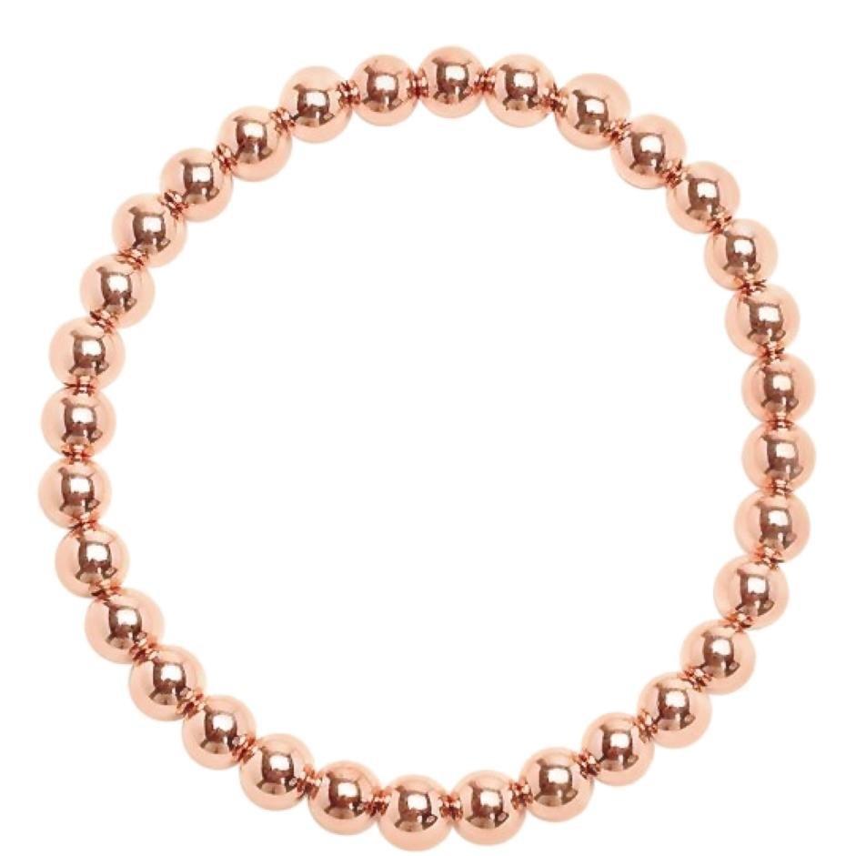 8 mm Perlenarmbänder aus Roségold