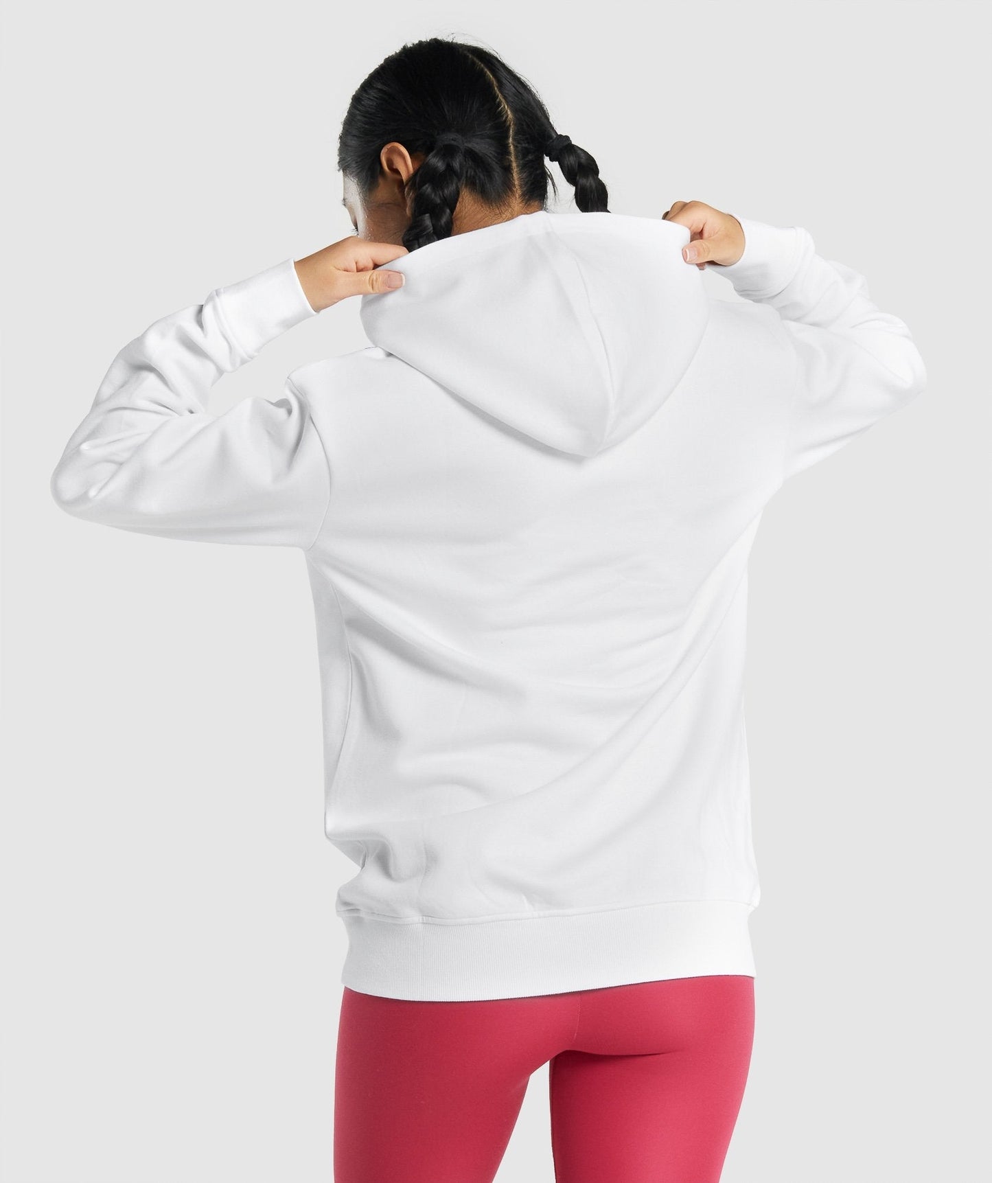 Gymshark Sundae Graphic Oversized Hoodie - White