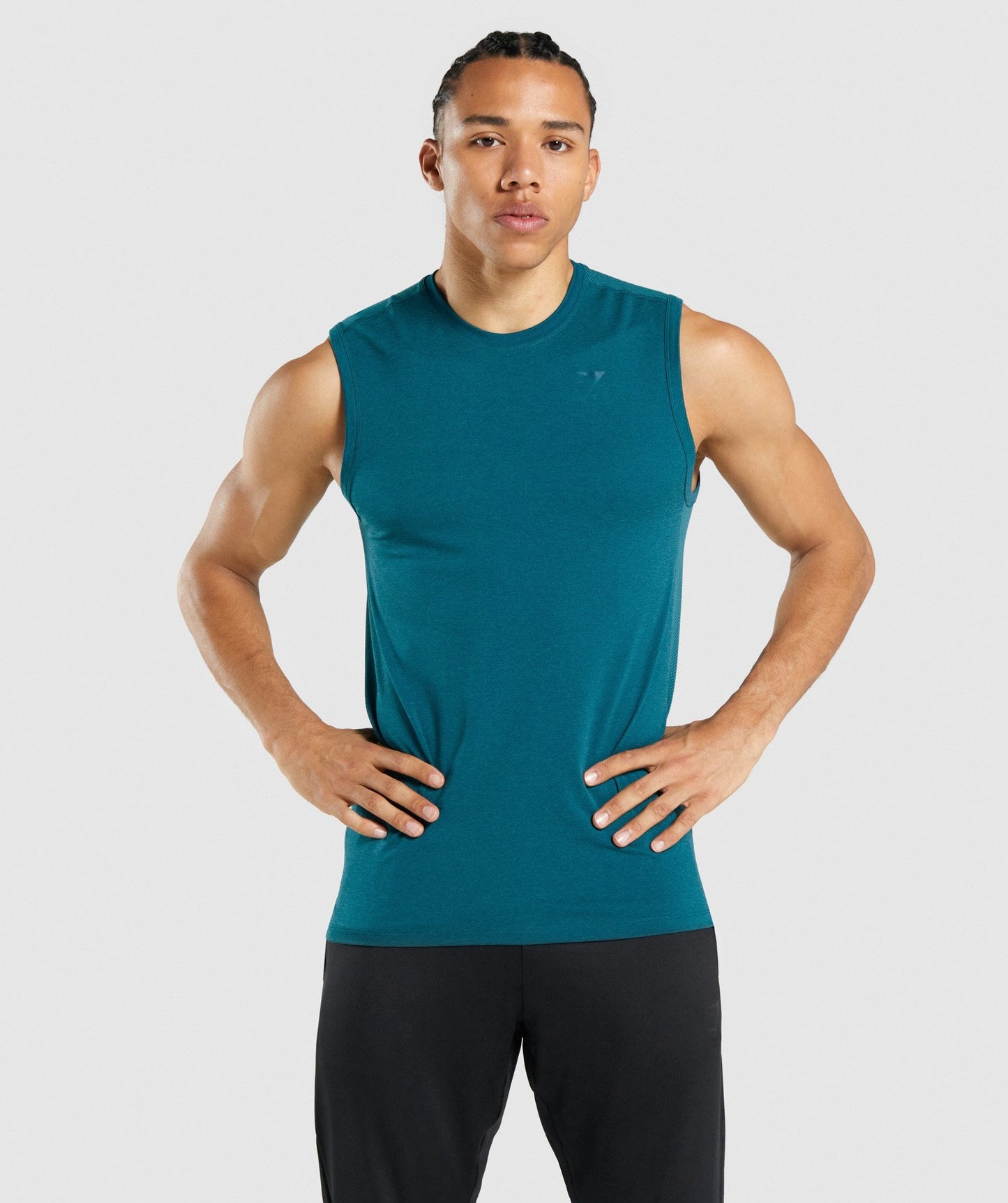 Gymshark regulieren Trainingstank - blaugrün