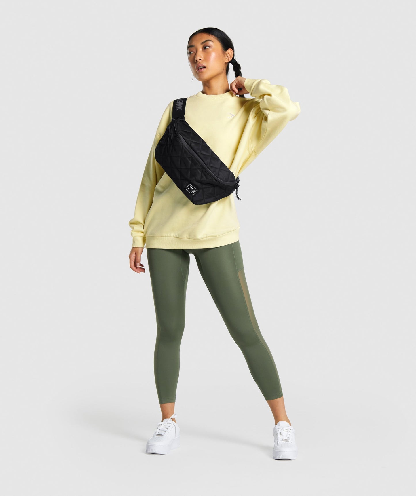 Gymshark Ruhetag Schlinge Tasche - schwarz