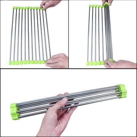 Roll-Up Drainer Rack