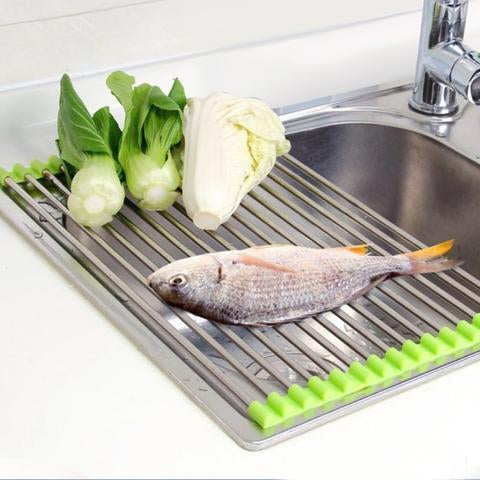 Roll-Up Drainer Rack