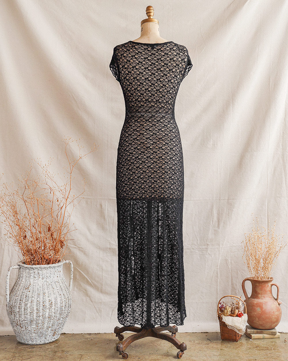 Die Dame ist ein Vamp-Kleid