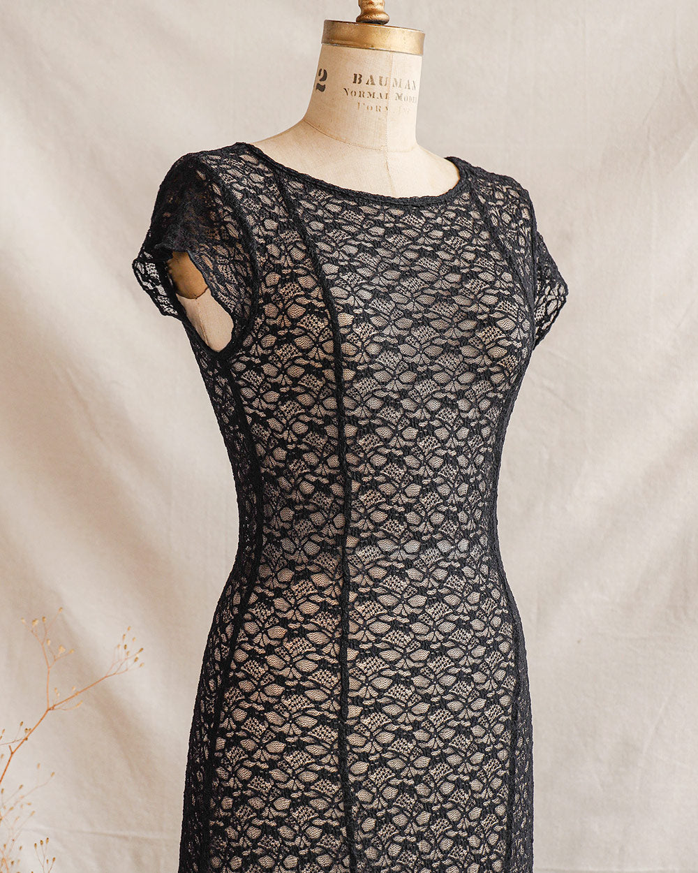 Die Dame ist ein Vamp-Kleid