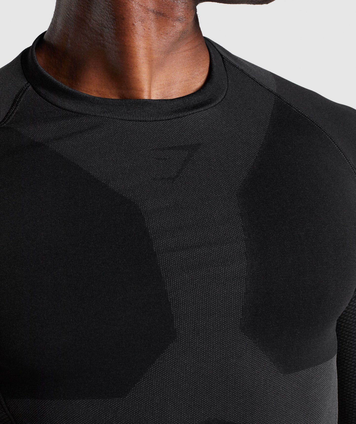 Gymshark Free Force Seamless Long Sleeve T -Shirt - Schwarz