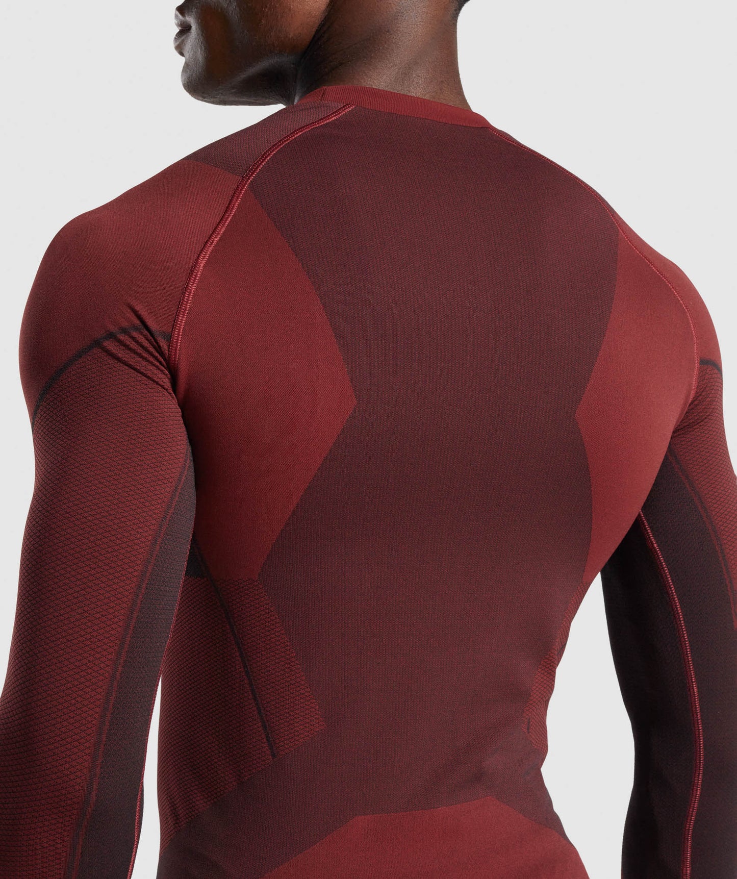 Gymshark Free Force Seamless Long Sleeve T -Shirt - Burgundy