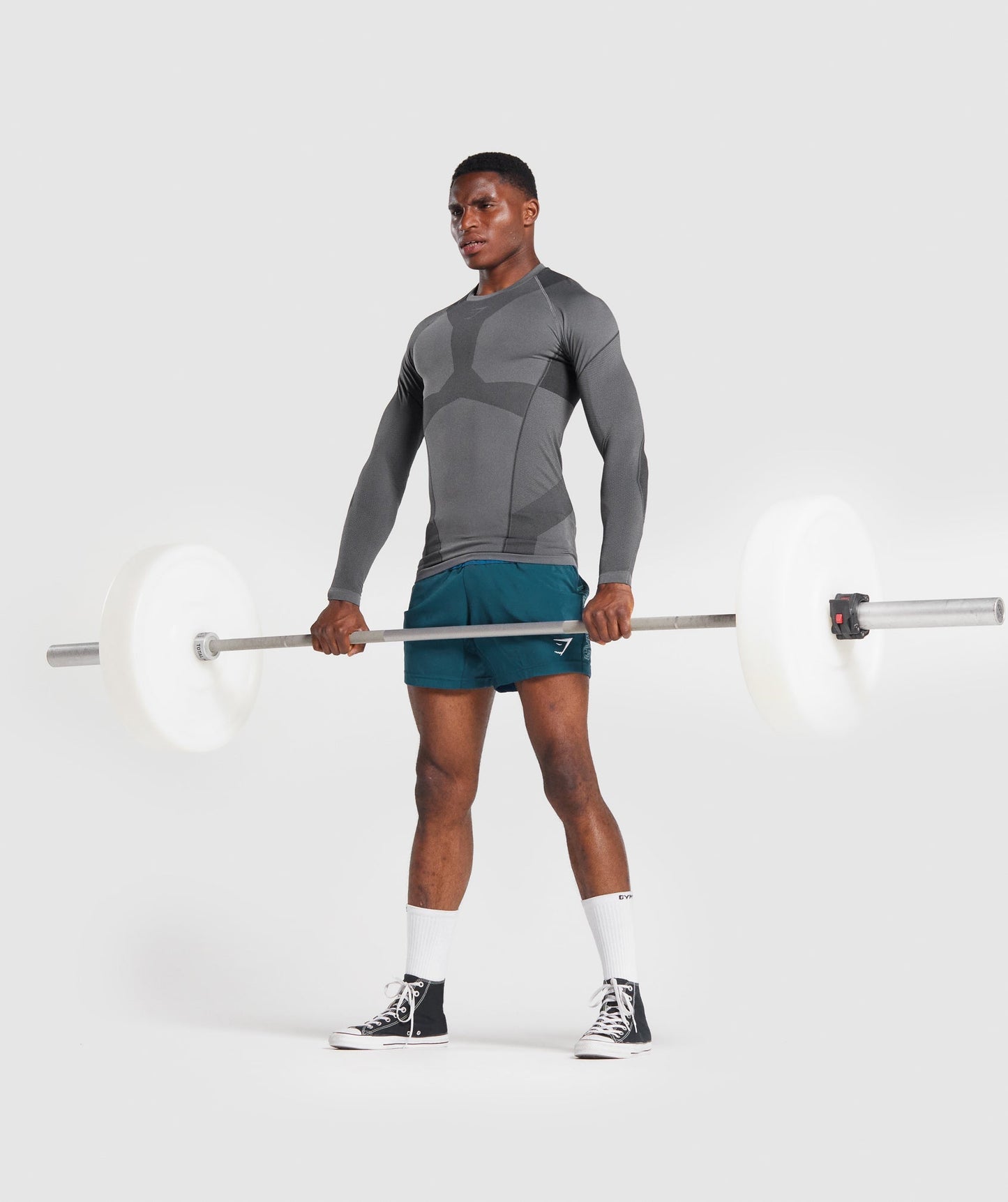 Gymshark Free Force Seamless Long Sleeve T -Shirt - grau