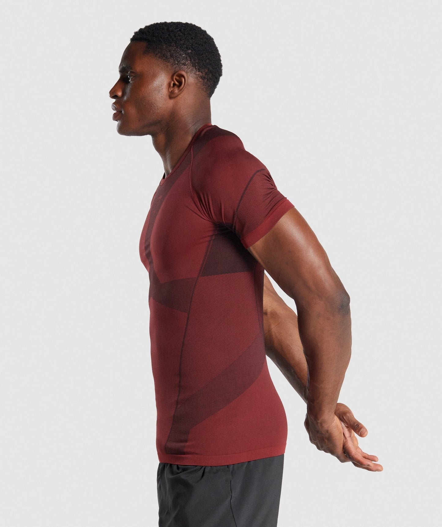 Gymshark Free Force Nahtloses T -Shirt - Burgund