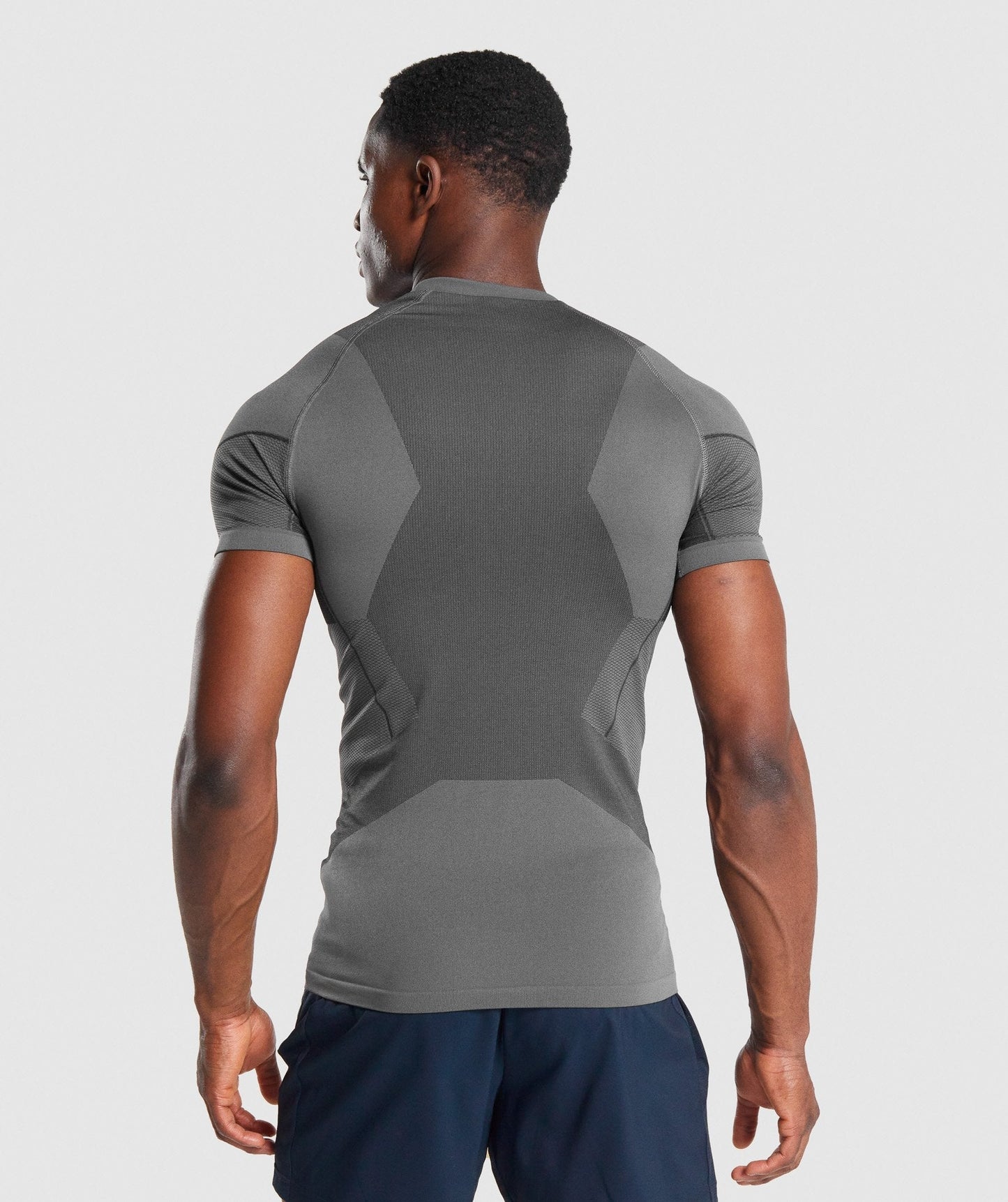 Gymshark Free Force Nahtloses T -Shirt - grau