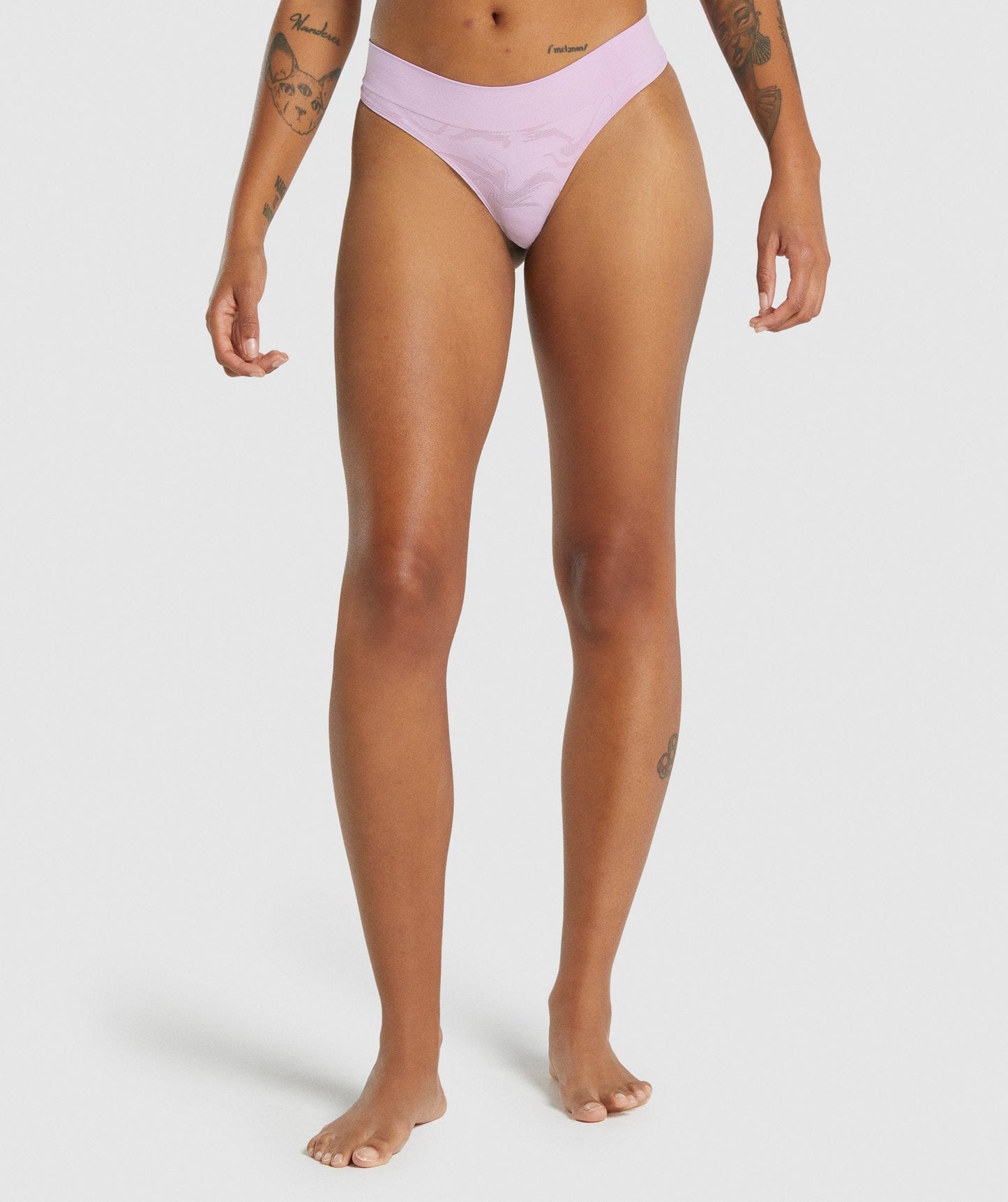 Gymshark Seamless Thong - Light Pink