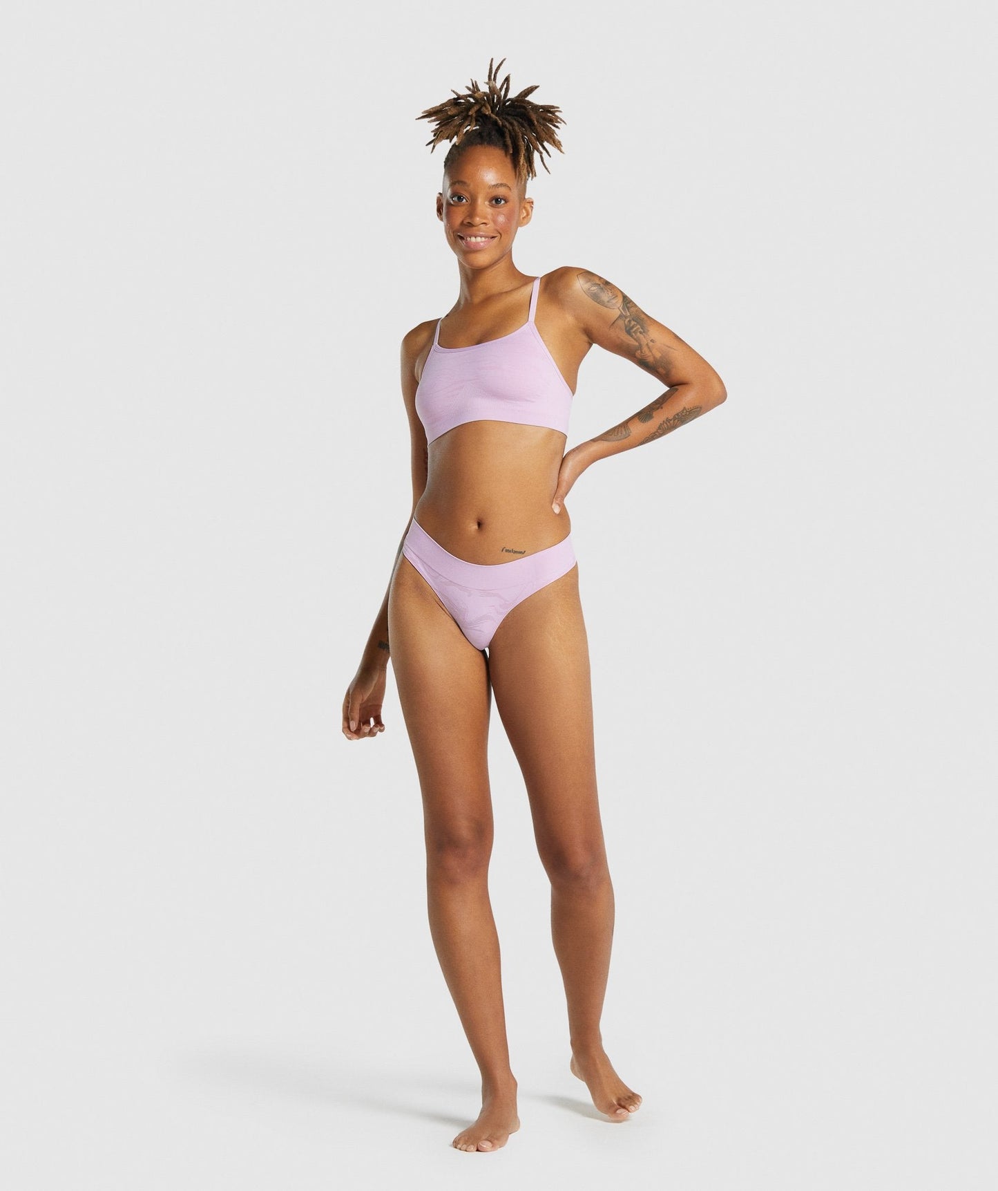 Gymshark Seamless Thong - Light Pink