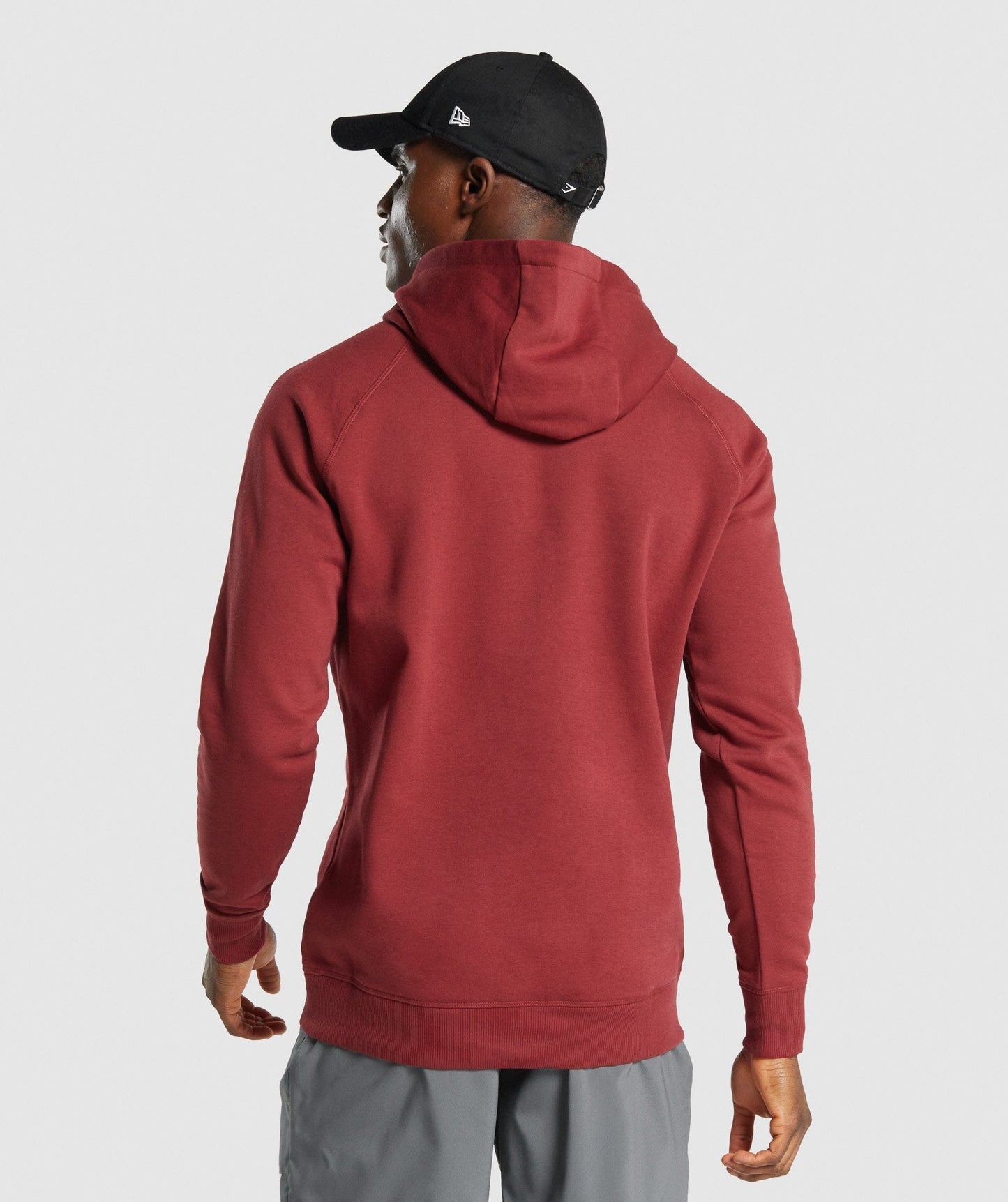Gymshark Sharkhead Infill Hoodie - Burgund