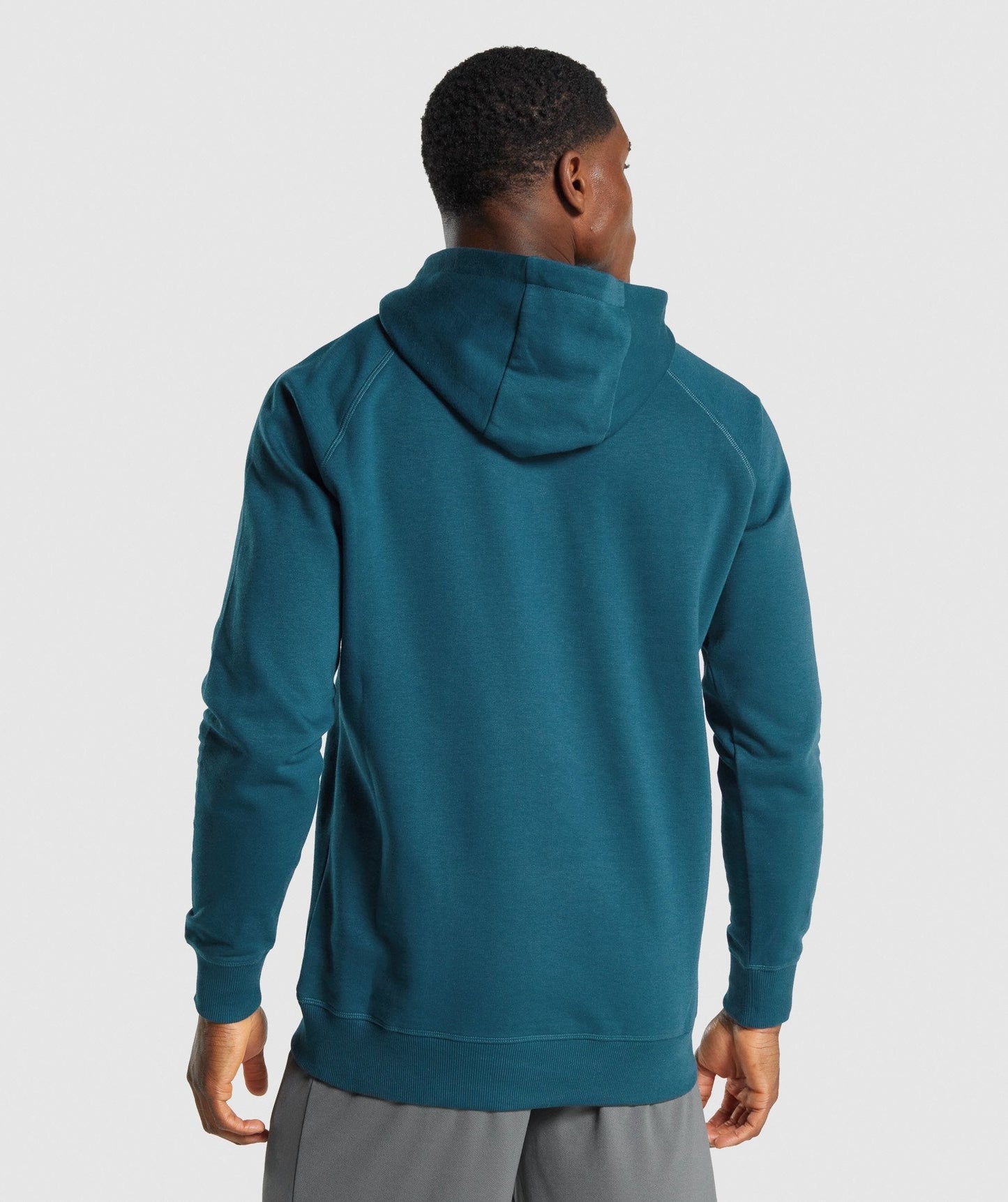 Gymshark Sharkhead Infill Hoodie - blaugrün