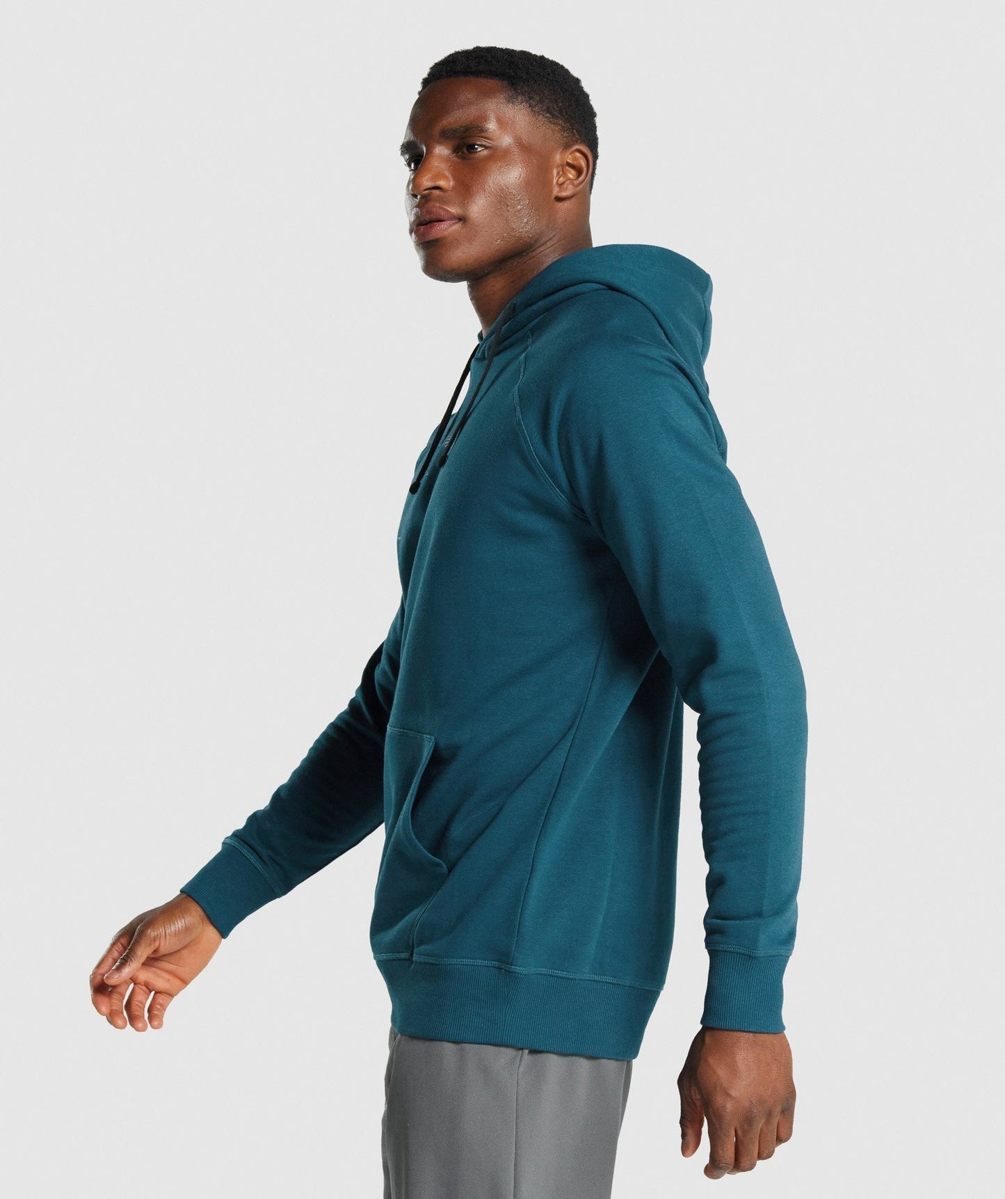 Gymshark Sharkhead Infill Hoodie - blaugrün