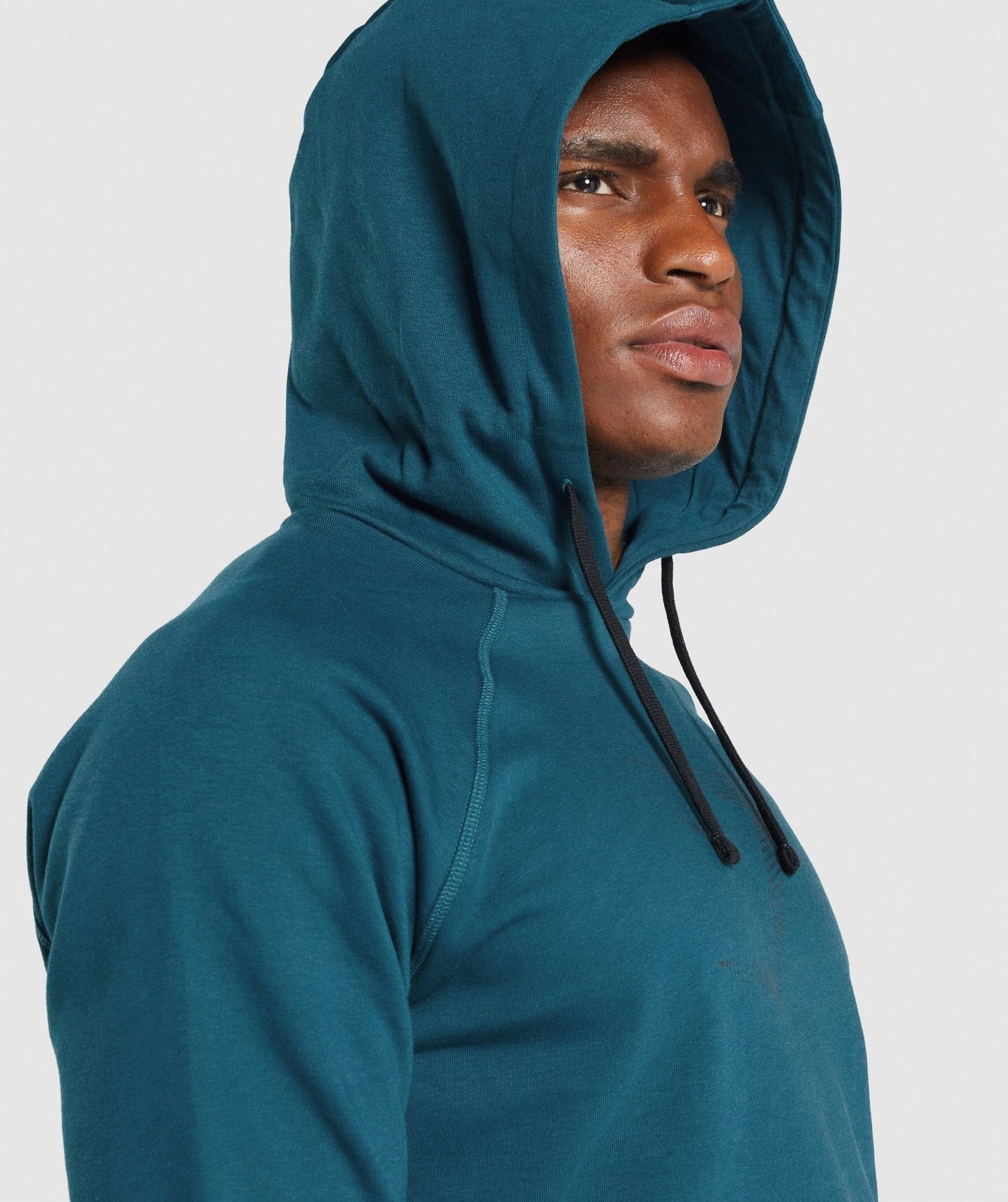 Gymshark Sharkhead Infill Hoodie - blaugrün