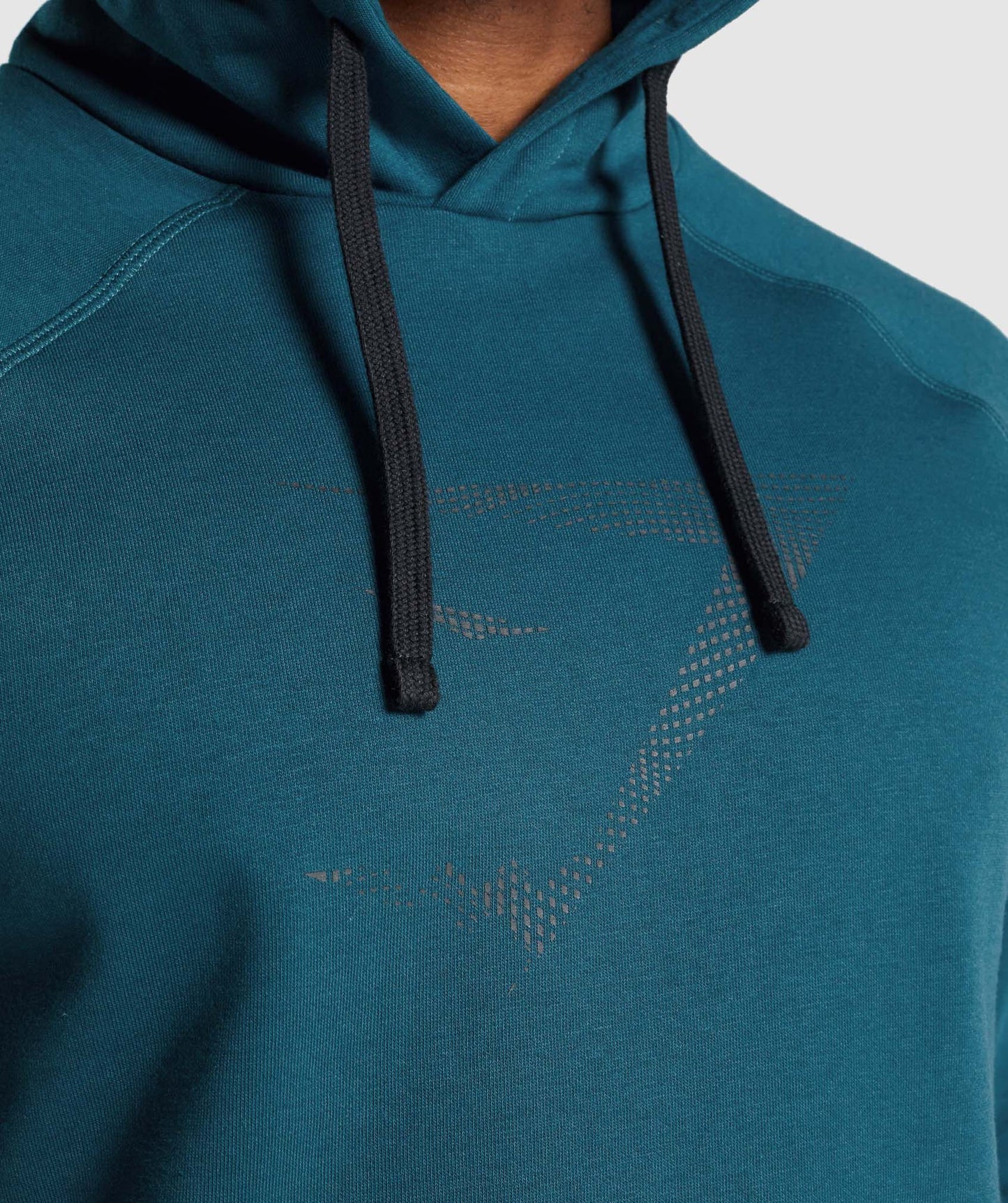 Gymshark Sharkhead Infill Hoodie - blaugrün