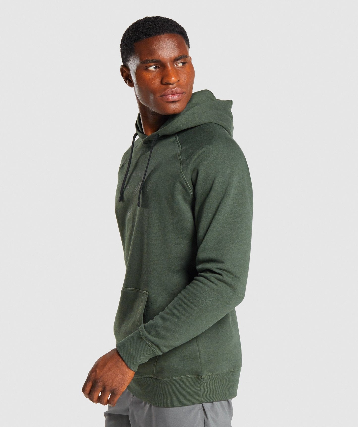 Gymshark Sharkhead Infill Hoodie - Dunkelgrün