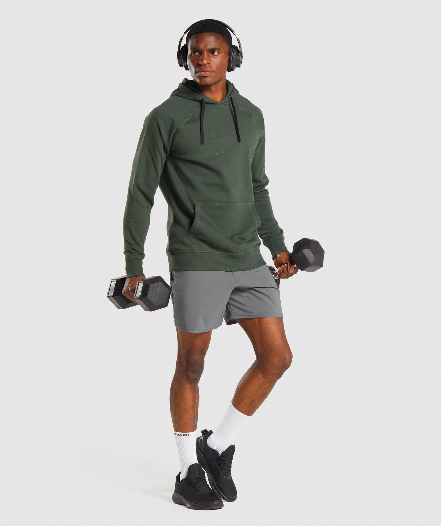 Gymshark Sharkhead Infill Hoodie - Dunkelgrün