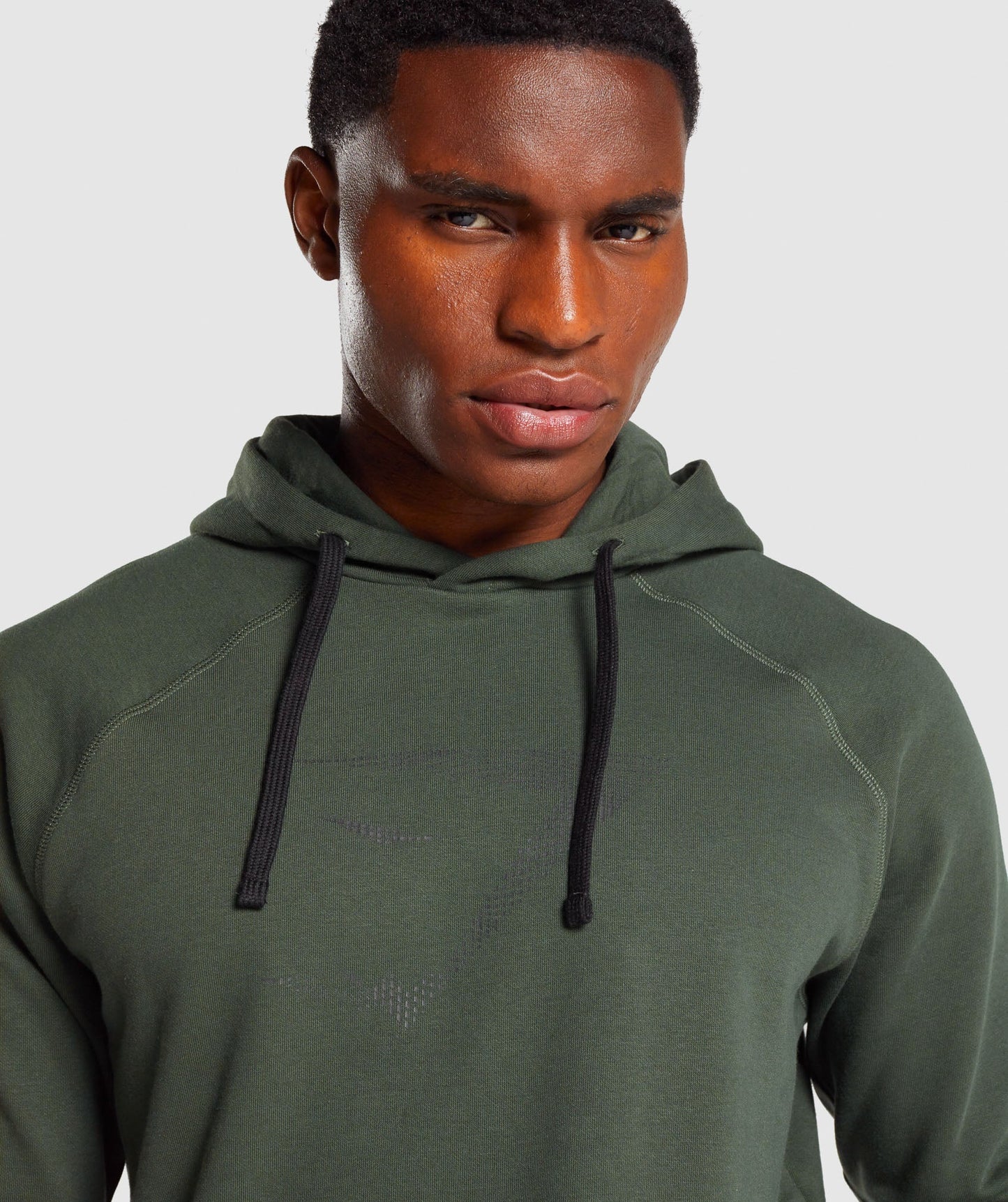 Gymshark Sharkhead Infill Hoodie - Dunkelgrün