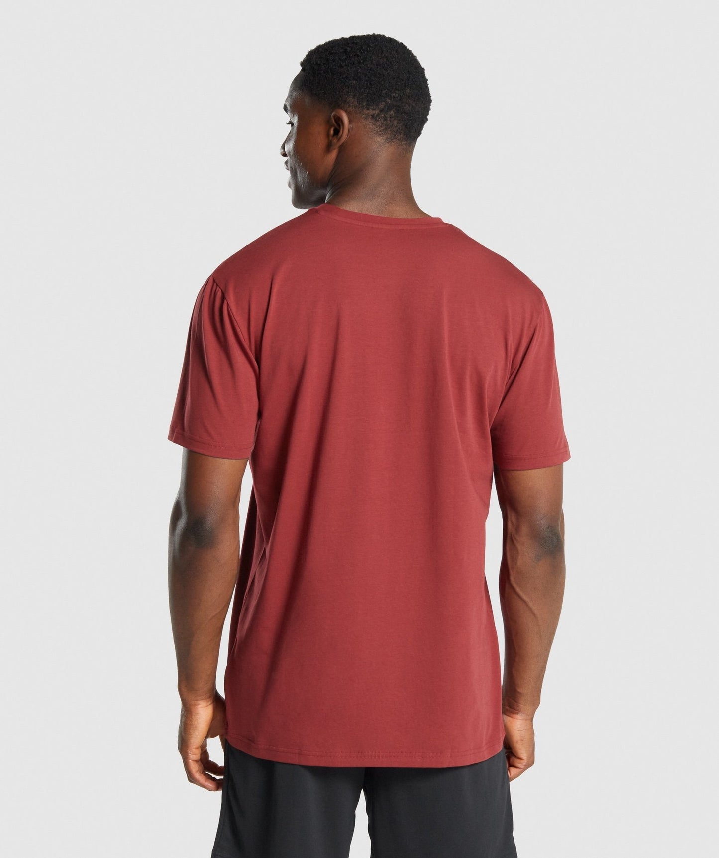 Gymshark Sharkhead Infill T -Shirt - Burgund