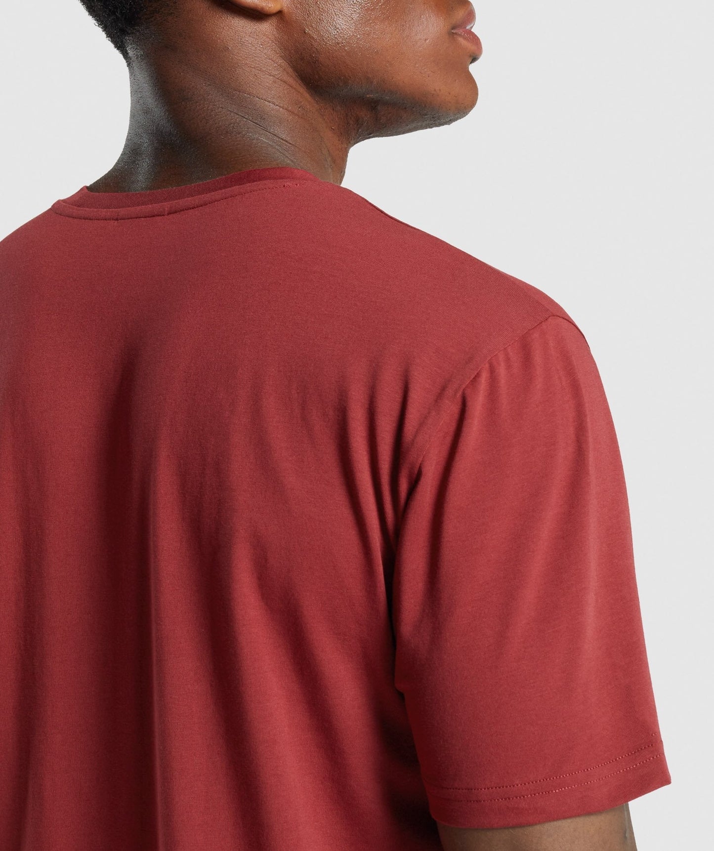 Gymshark Sharkhead Infill T -Shirt - Burgund