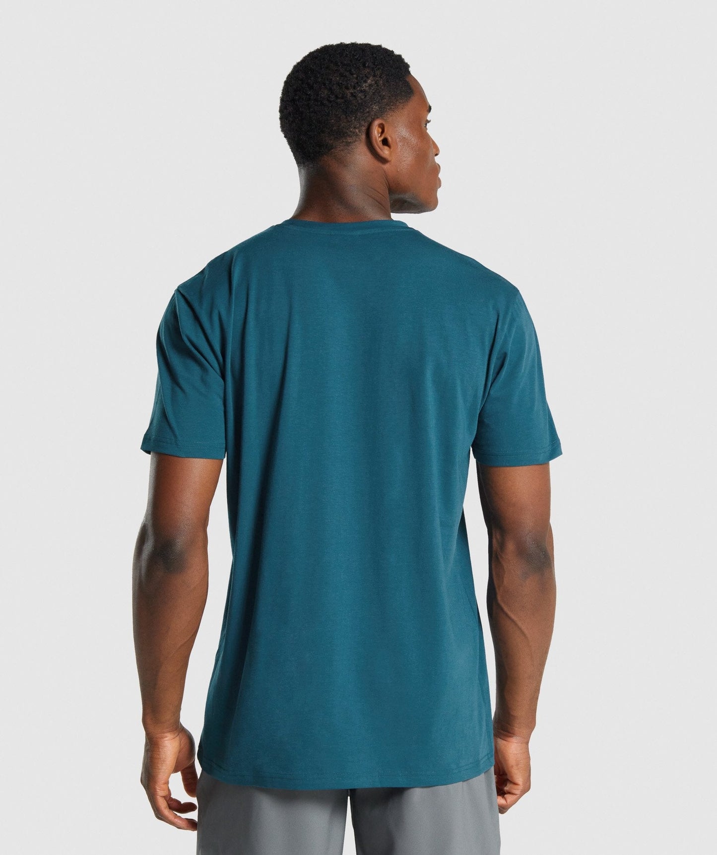 Gymshark Sharkhead Infill T -Shirt - blaugrün