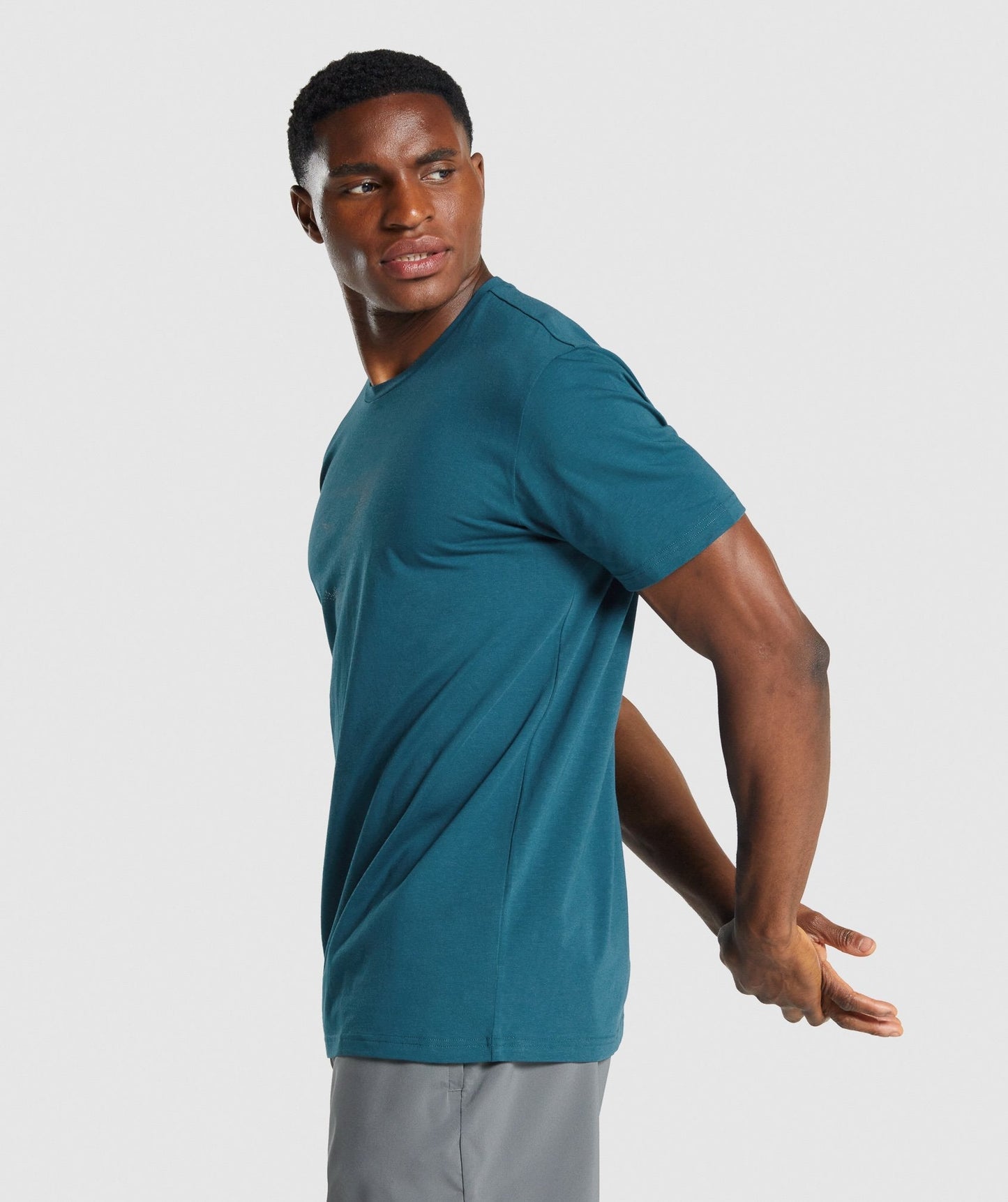 Gymshark Sharkhead Infill T -Shirt - blaugrün