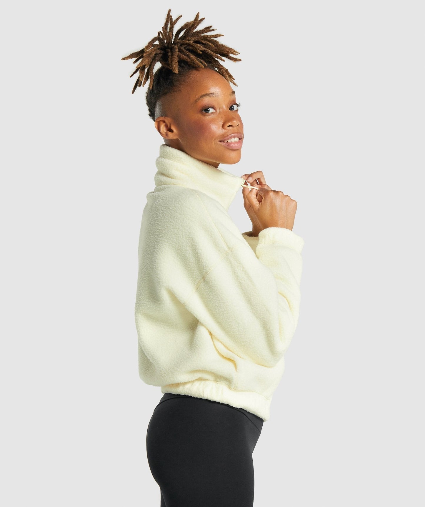 Gymshark Sherpa Jacke - Gelb