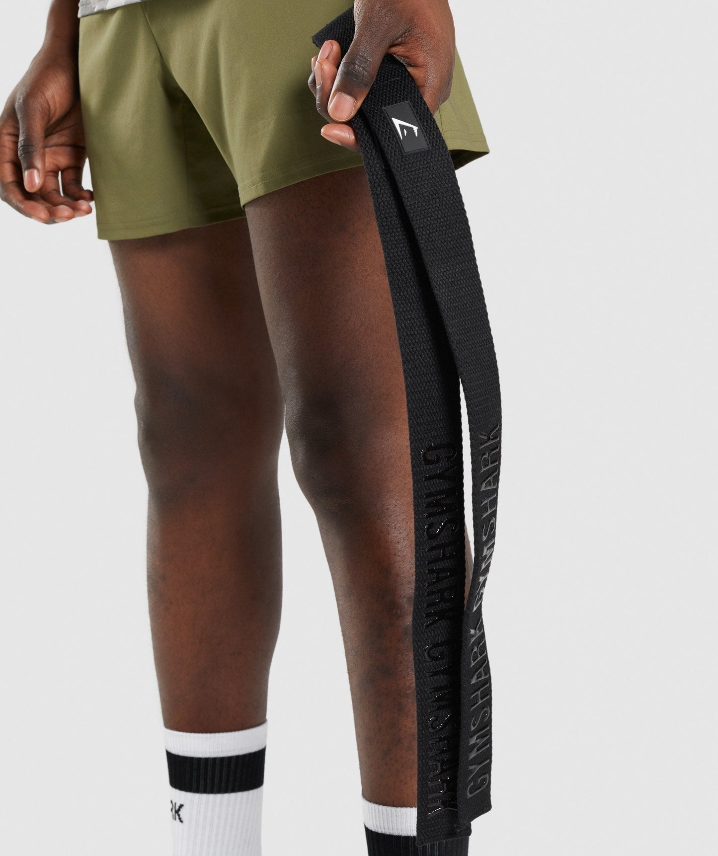 Gymshark Silicon Grip Hubing Gurte - schwarz