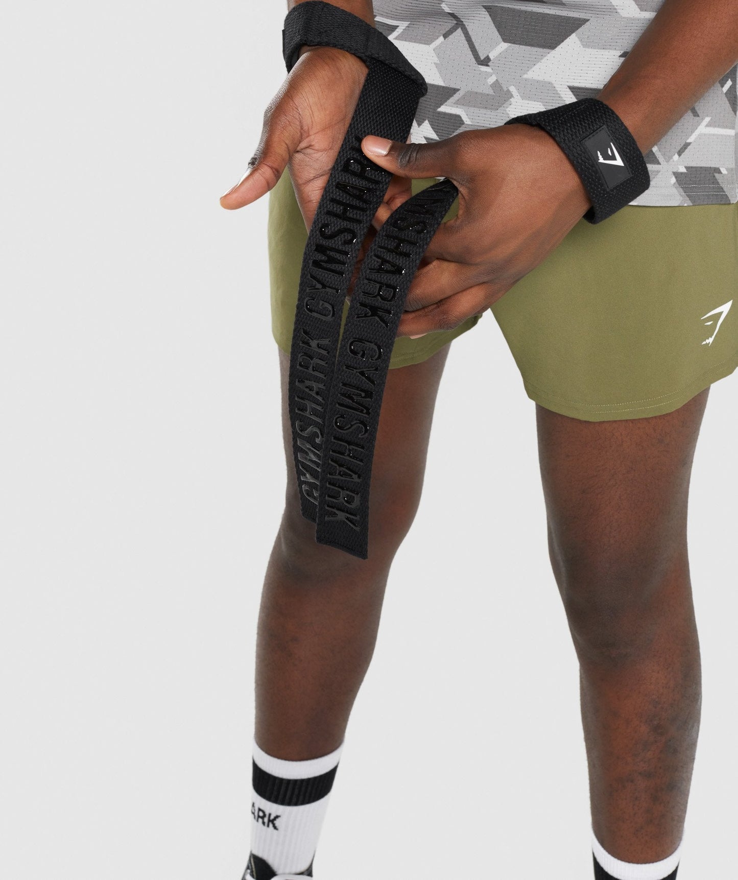 Gymshark Silicon Grip Hubing Gurte - schwarz