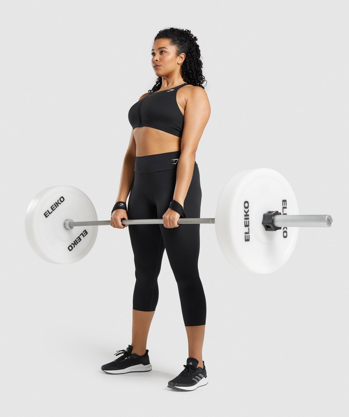 Gymshark Silicon Grip Hubing Gurte - schwarz