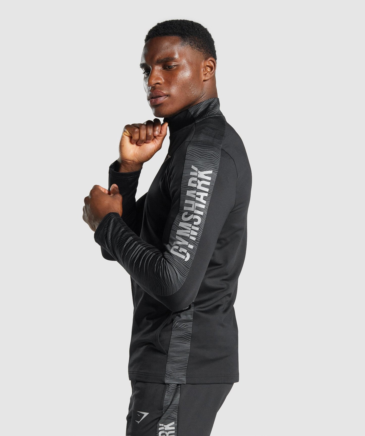 Gymshark Sport Full Reißverschluss - Schwarz