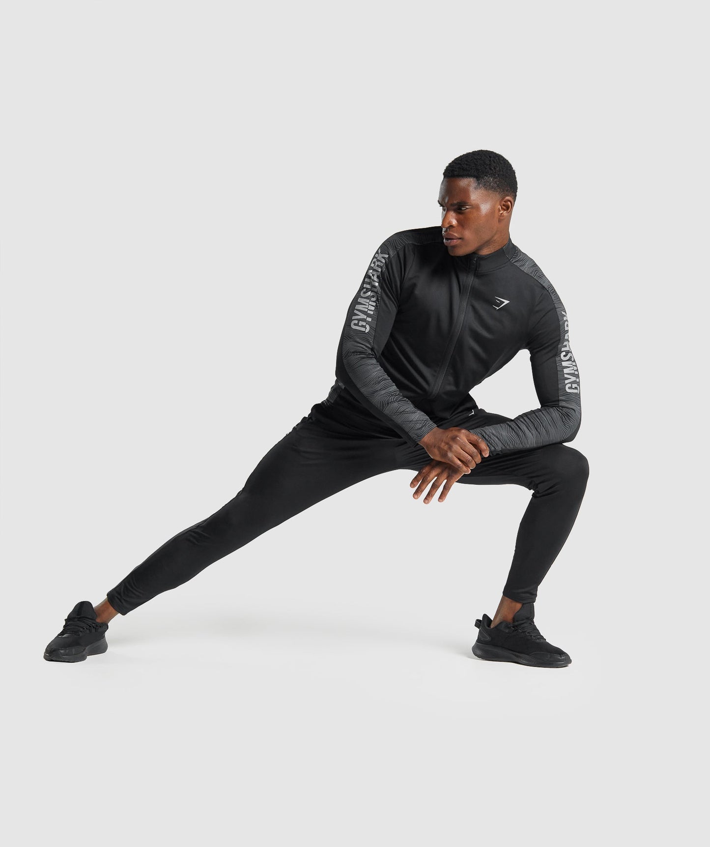 Gymshark Sport Full Reißverschluss - Schwarz