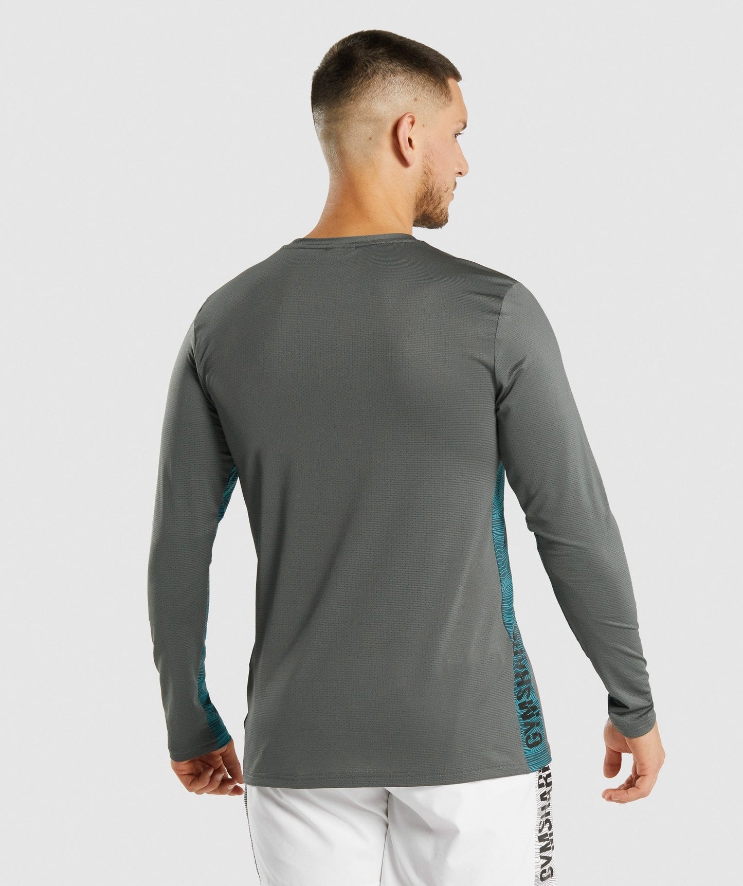 Gymshark Sport Langarm T -Shirt - Holzkohle