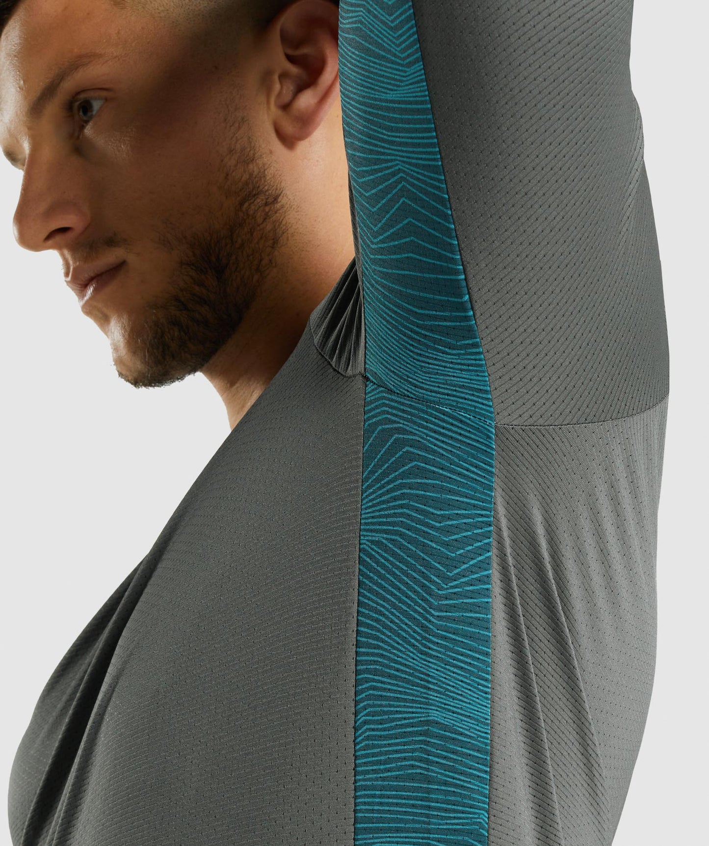 Gymshark Sport Langarm T -Shirt - Holzkohle
