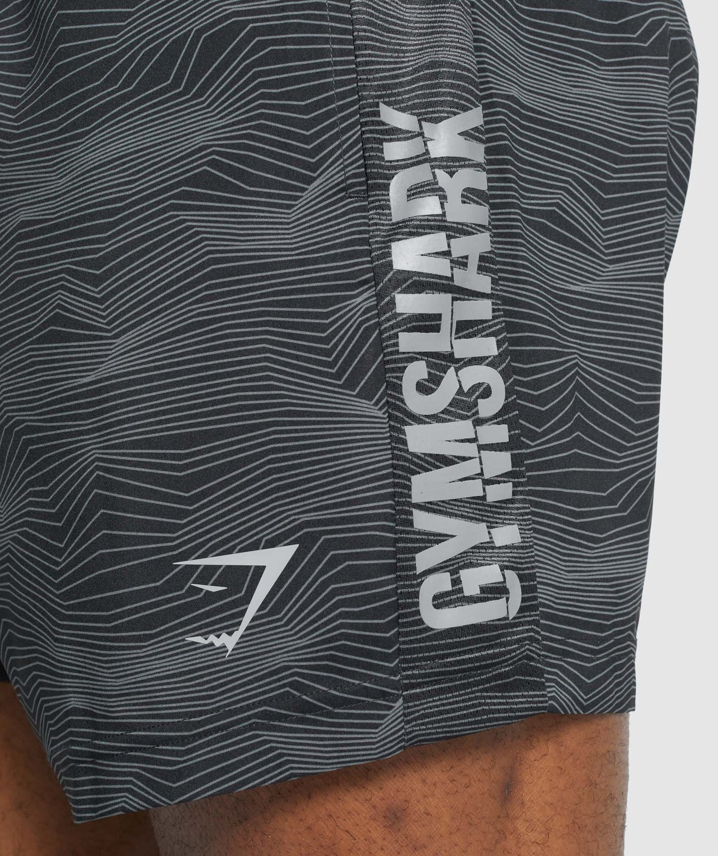 Gymshark Graphic Sport Shorts - Schwarzer Druck