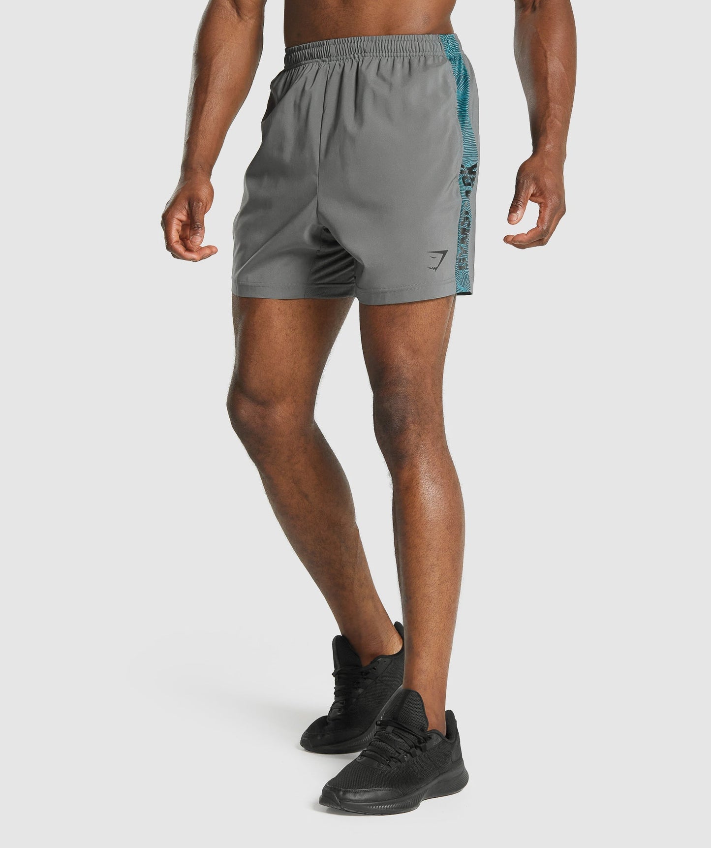 Gymshark Graphic Sport Shorts - Grau