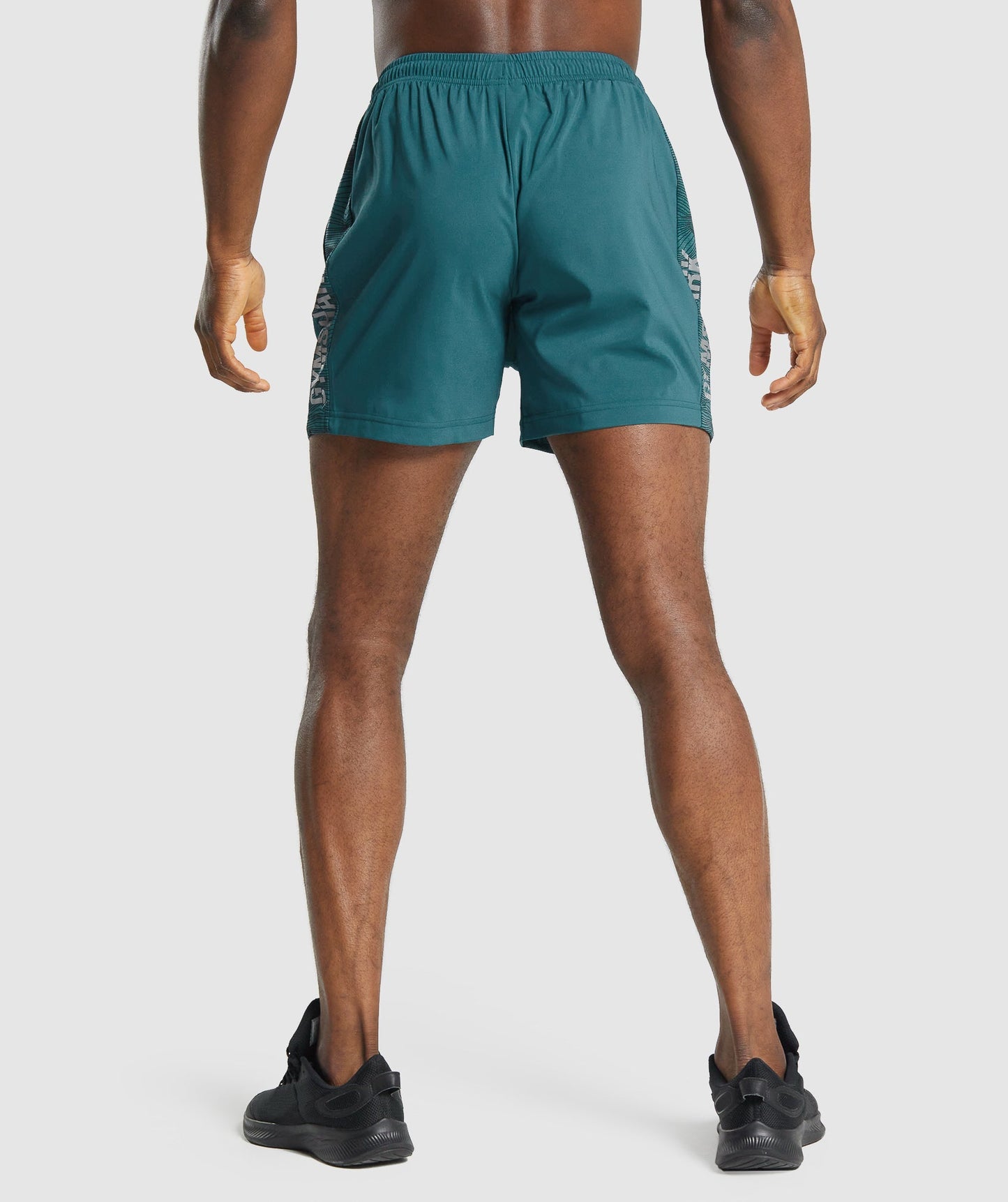 Gymshark Graphic Sport Shorts - blaugrün