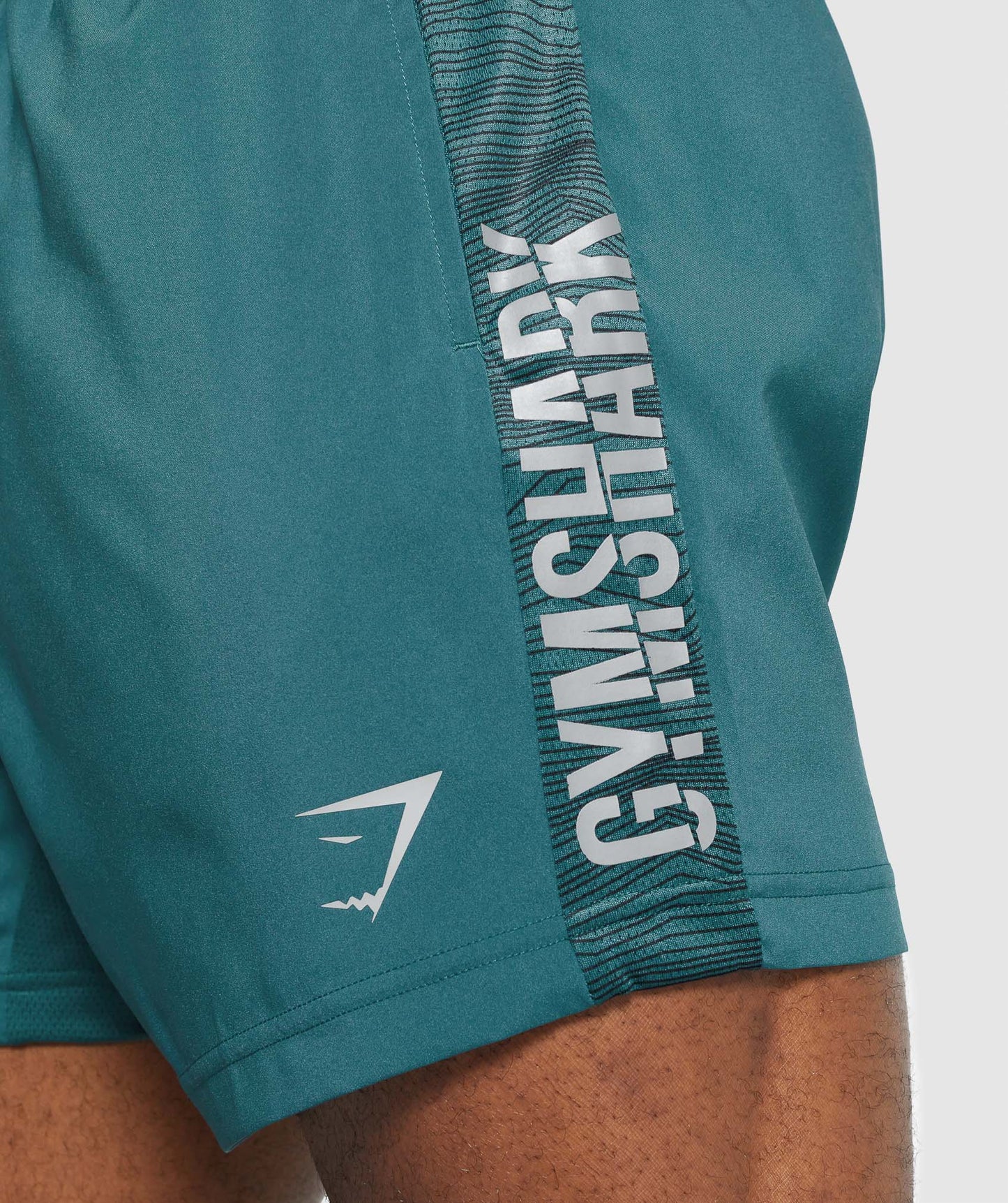 Gymshark Graphic Sport Shorts - blaugrün