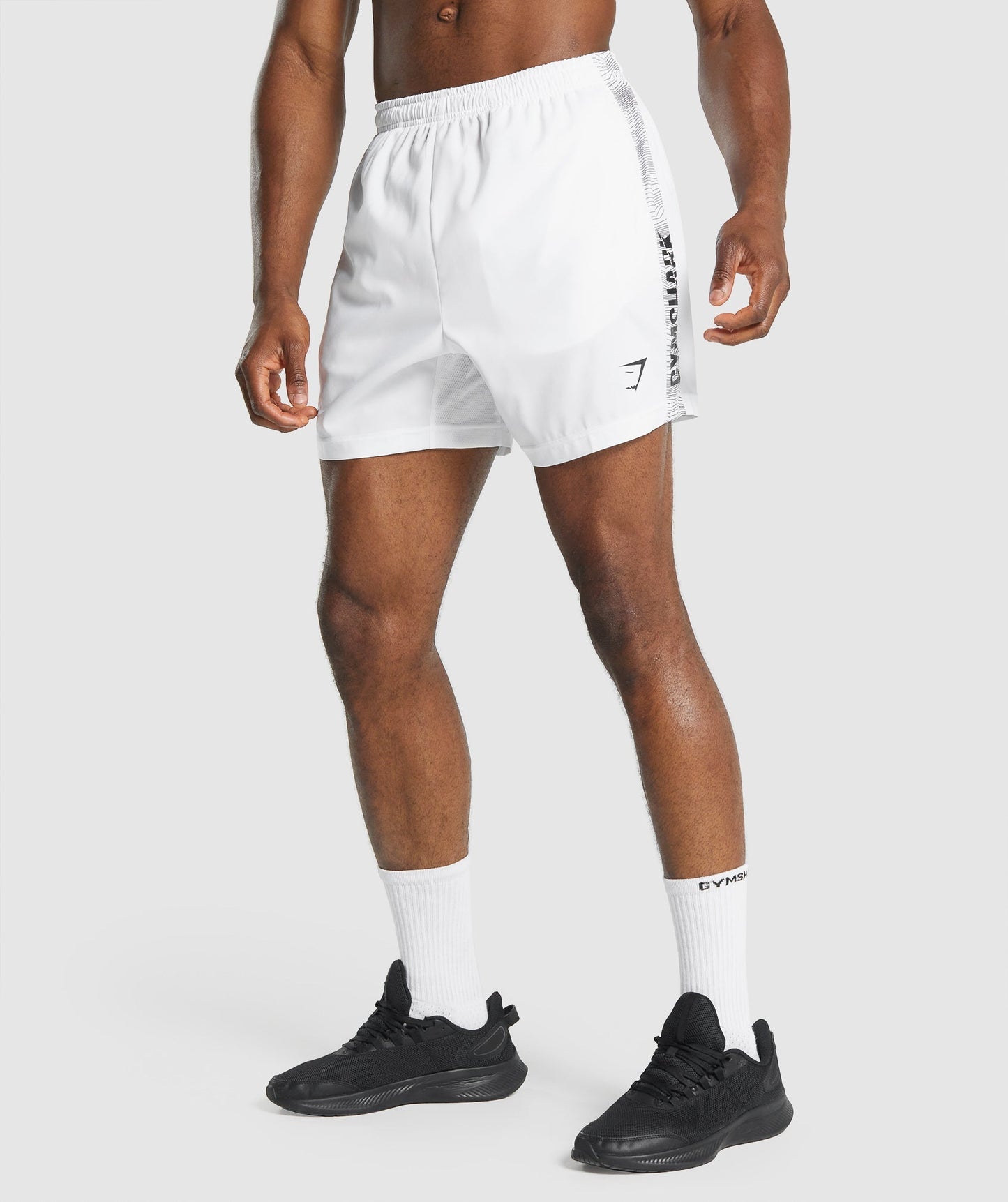 Gymshark Graphic Sport Shorts - Weiß