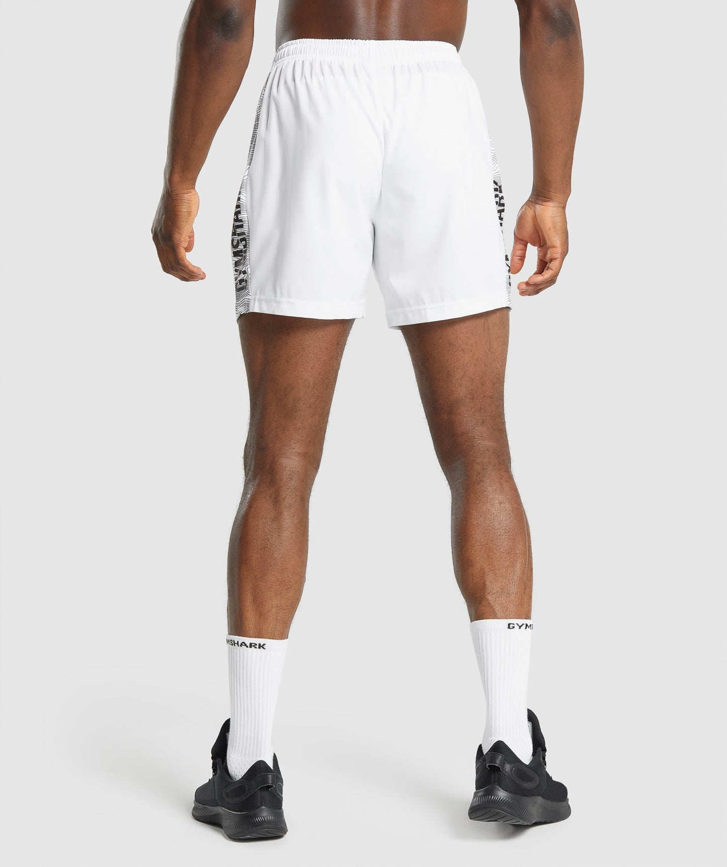 Gymshark Graphic Sport Shorts - Weiß