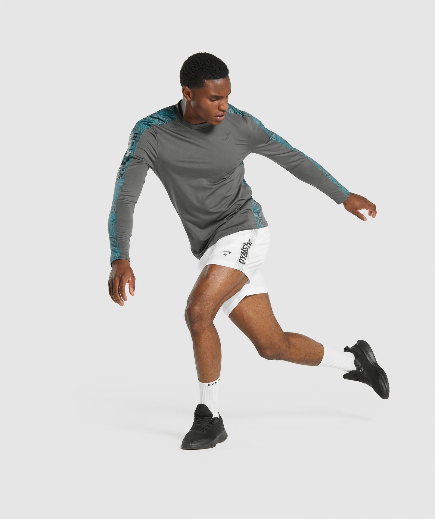 Gymshark Graphic Sport Shorts - Weiß