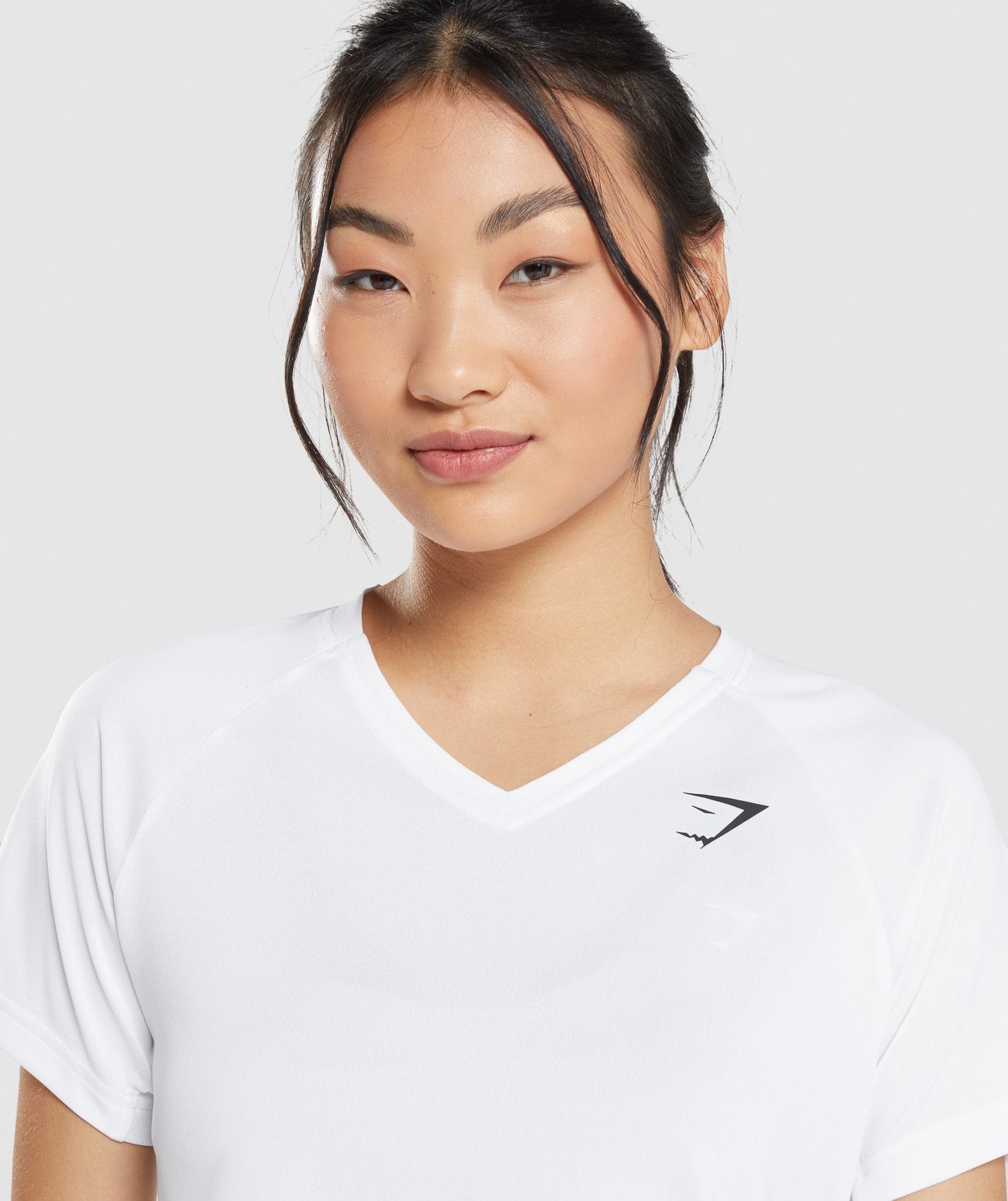 Gymshark Sport Midi T-Shirt - White