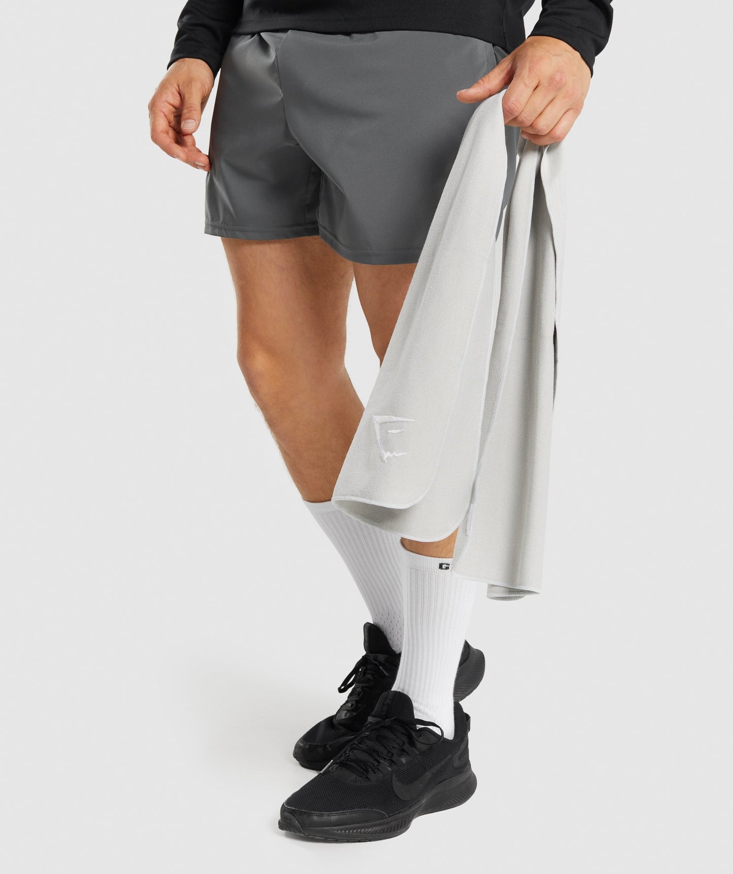 Gymshark Sweat Handtuch - hellgrau