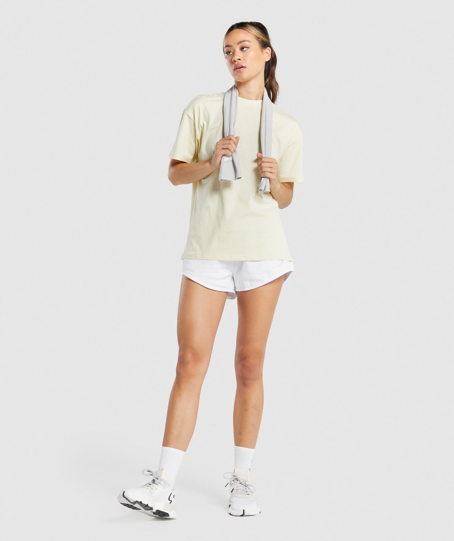Gymshark Sweat Handtuch - hellgrau