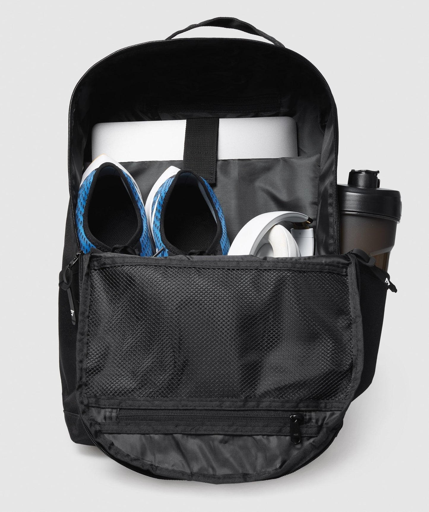 Gymshark aufgeklebten Logo -Rucksack - Schwarz
