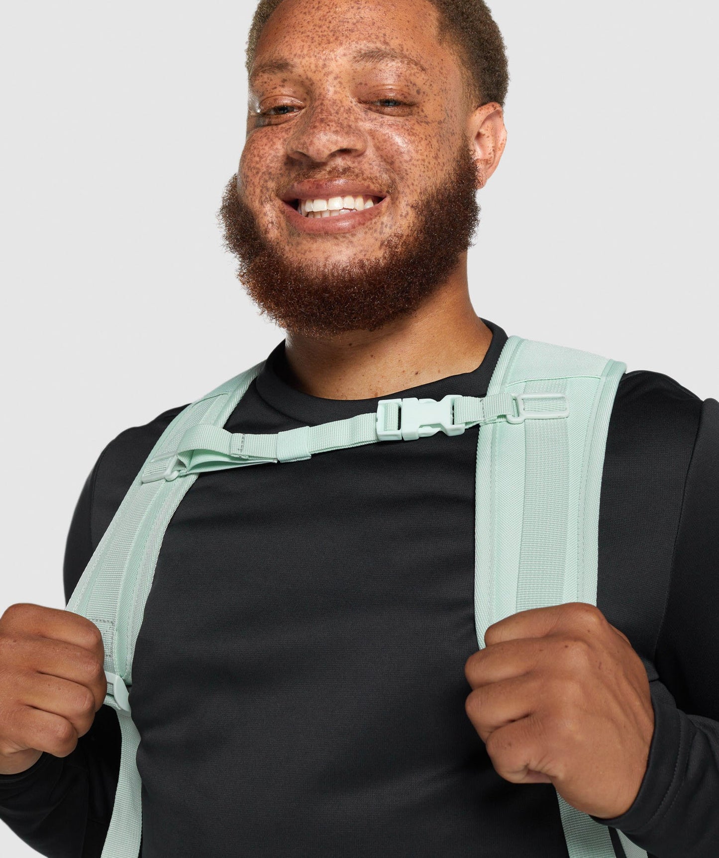 Gymshark Taped Logo Rucksack - hellgrün