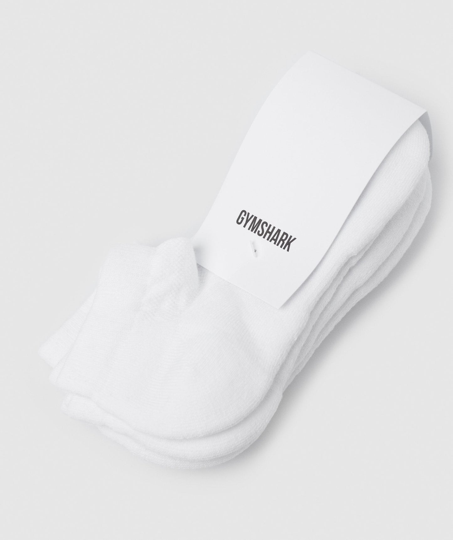 Gymshark Trainer Socks 3pk - White